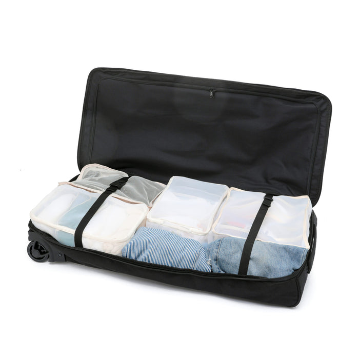 Large 85cm Split Compartment Wheel Bag - Yellow Feather