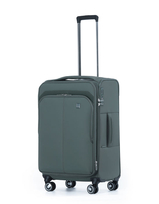 Grange 67cm Medium Soft Suitcase - Cypress Green