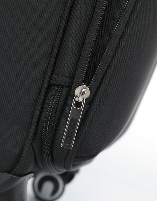 Grange 3 Piece Soft Suitcase Set - Black