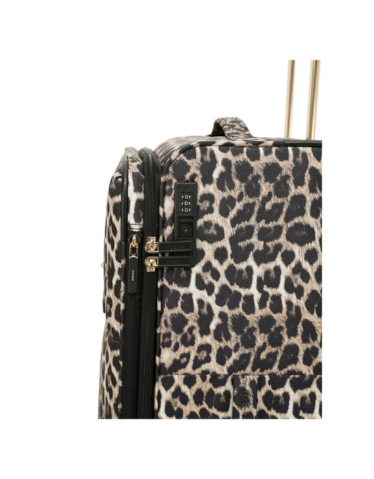 So Lite 79cm Large Soft Suitcase - Leopard