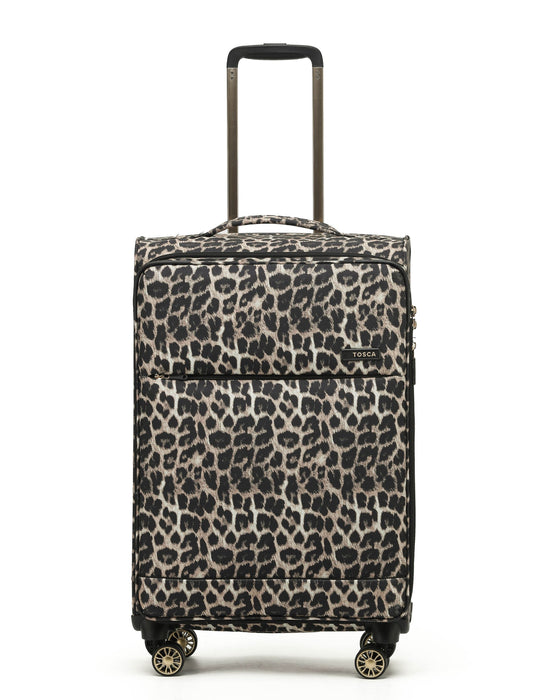 So Lite 67cm Medium Soft Suitcase - Leopard