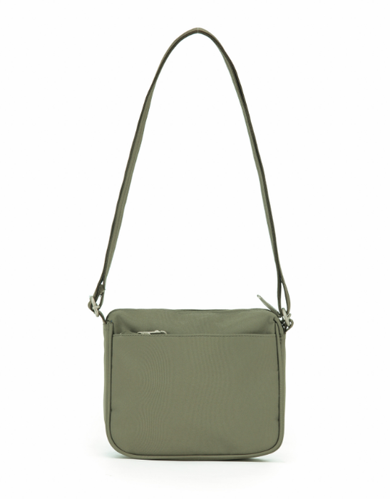 Anti-Theft Cross Body Shoulder Bag - Khaki