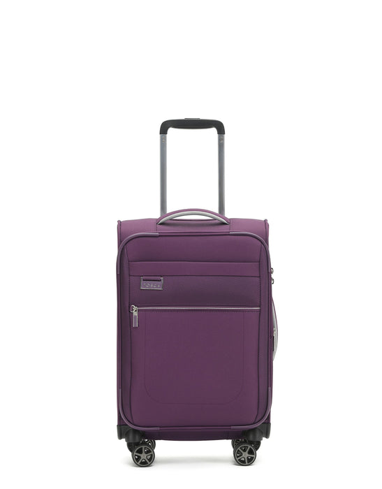 Vega 55cm Small Soft Carry On - Plum