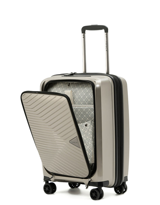 Space-X 55cm Small Hard Laptop Carry On - Champagne