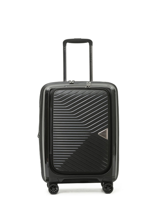 Space-X 55cm Small Hard Carry On - Black