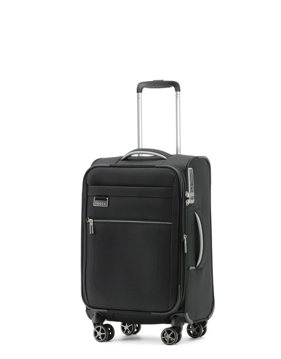 Vega 55cm Small Soft Carry On - Black