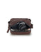 Vegan Leather Small Chocolate Shoulder Bag