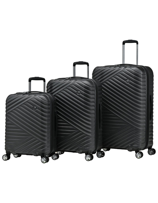 Eminent Kimono Hard Suitcase 3 Piece Set - Graphite