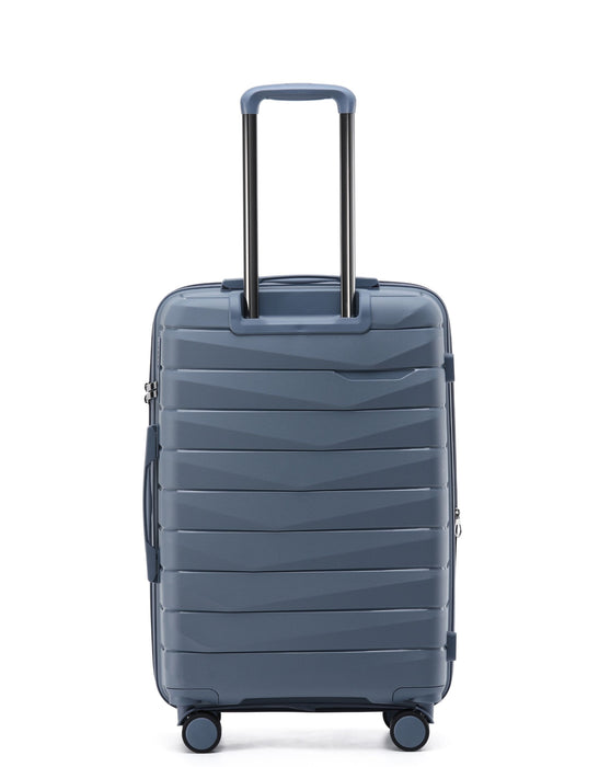 Aus Luggage Pilot 65cm Medium Hard Suitcase - Slate