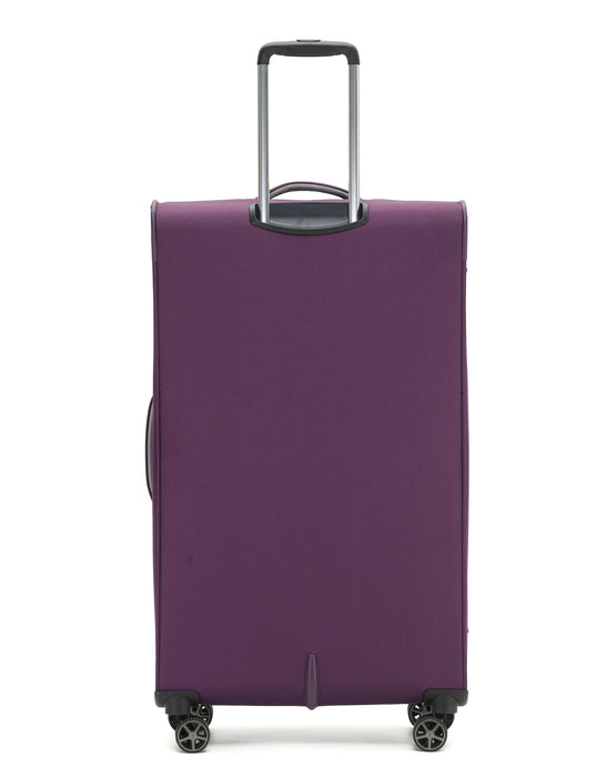 Vega 81cm Large Soft Suitcase - Plum