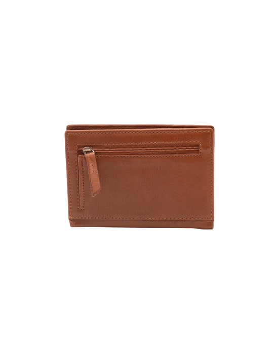 Soft Leather Card Holder Wallet - Tan
