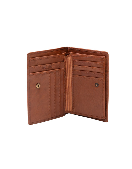 Soft Leather Card Holder Wallet - Tan