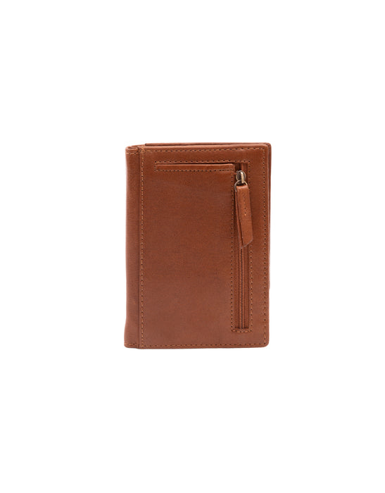 Soft Leather Card Holder Wallet - Tan