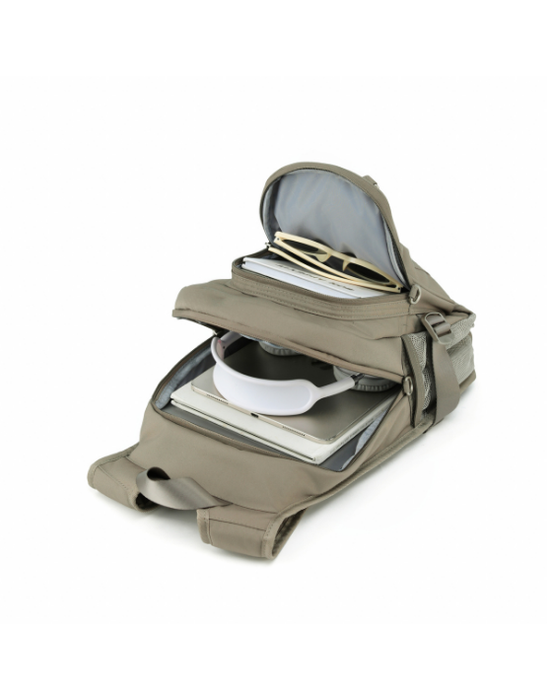 Anti-Theft Backpack - Taupe