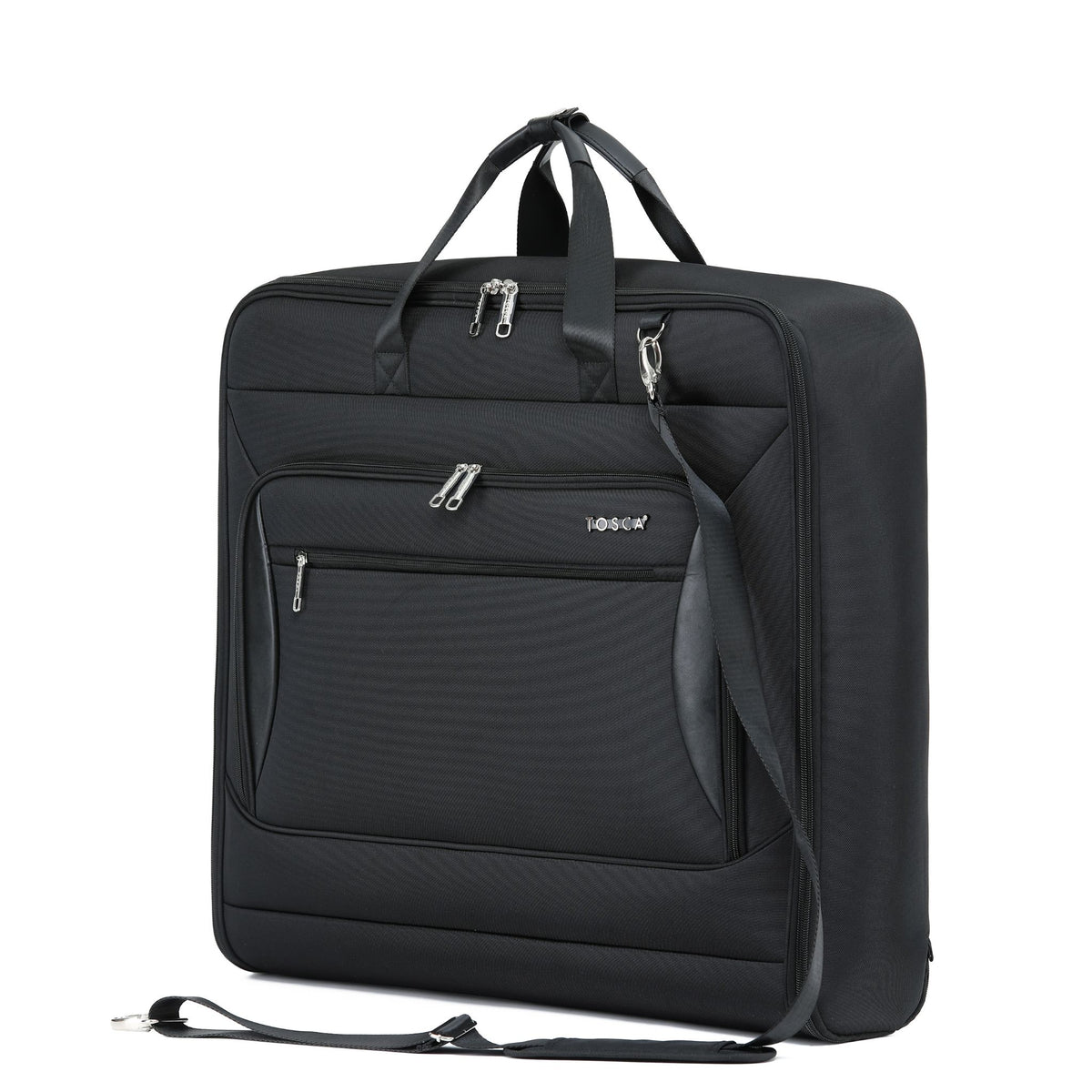 Deluxe Black Carry-On Garment Bag