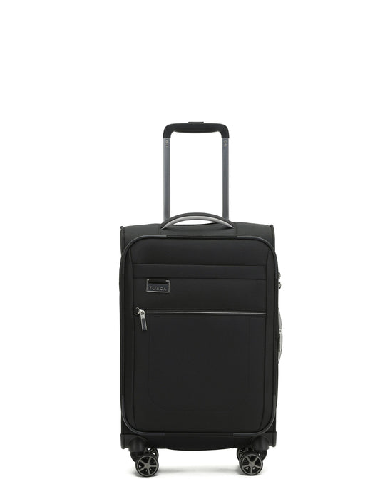 Vega 55cm Small Soft Carry On - Black