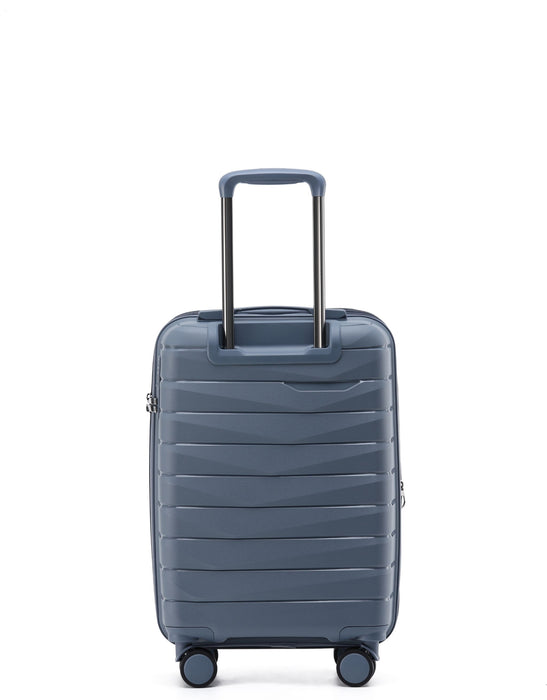 Aus Luggage Pilot 55cm Small Hard Carry On - Slate