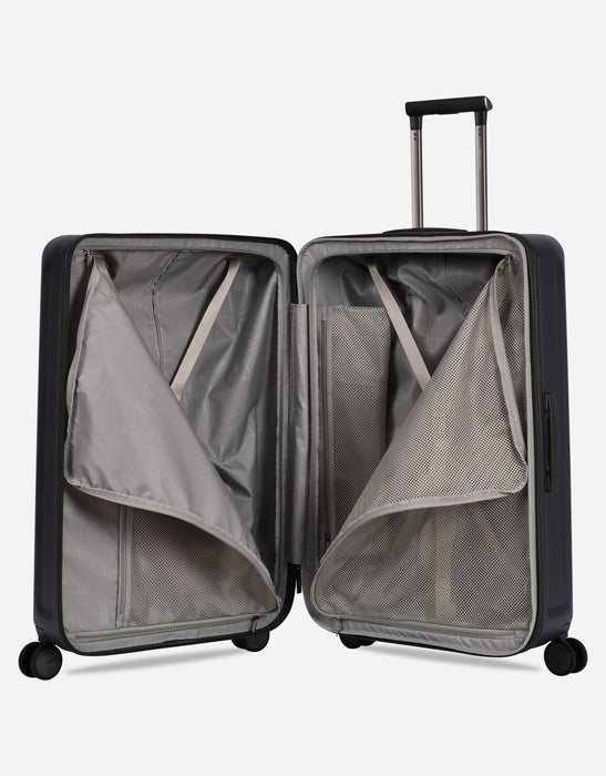 Eminent Kapstadt 77cms Large Hard Suitcase - Black