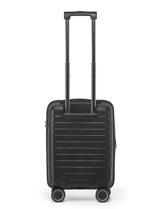 Aus Luggage Voyager 55cm Small Hard Carry On - Black
