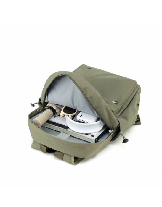 Anti-Theft Large Backpack - Khaki