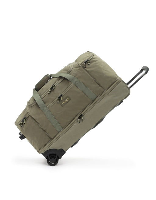 Large 85cm Split Compartment Wheel Bag - Khaki