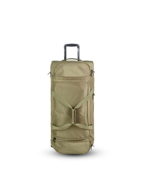 Large 85cm Split Compartment Wheel Bag - Khaki