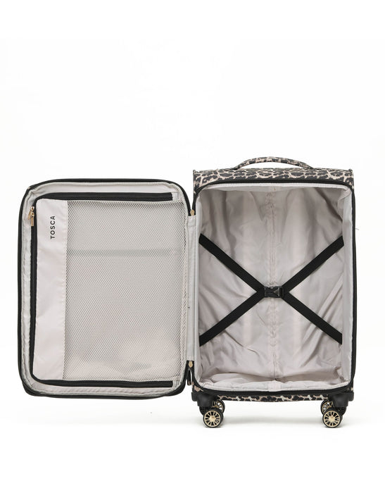 So Lite 67cm Medium Soft Suitcase - Leopard
