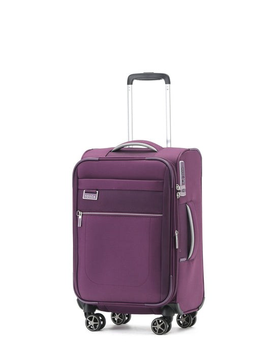 Vega 55cm Small Soft Carry On - Plum
