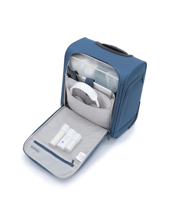 So Lite 38cm Small Under Seat Soft Carry On - Blue