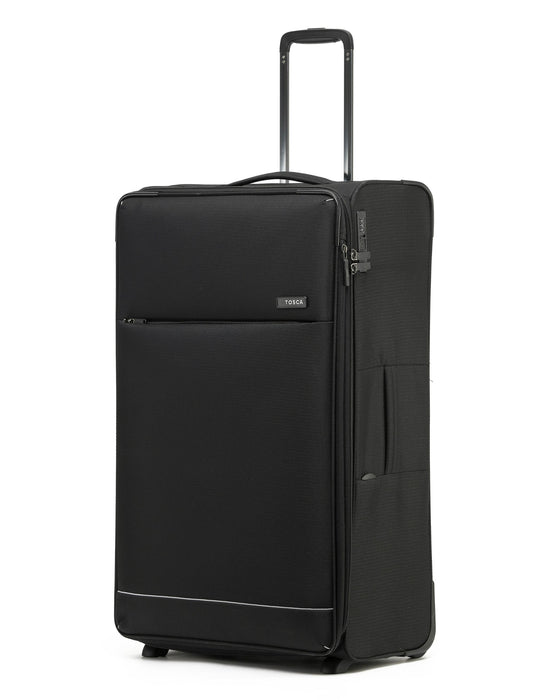 So Lite 79cm Large 2-Wheel Soft Suitcase - Black