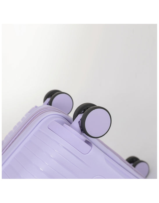 Aus Luggage Astro 55cm Small Hard Carry On - Light Purple