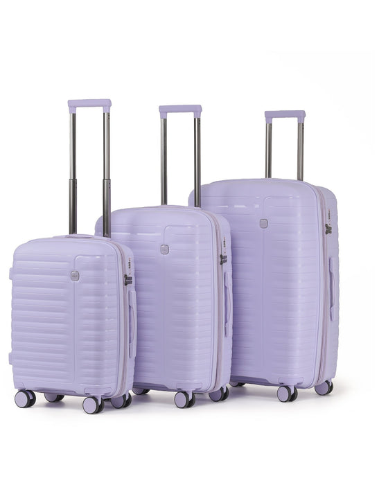 Aus Luggage Astro 55cm Small Hard Carry On - Light Purple