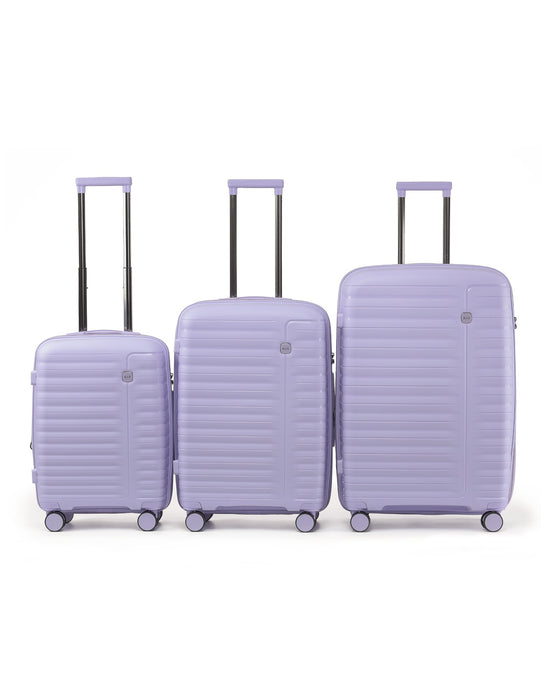 Aus Luggage Astro 55cm Small Hard Carry On - Light Purple