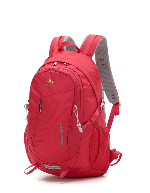 Red Backpacks