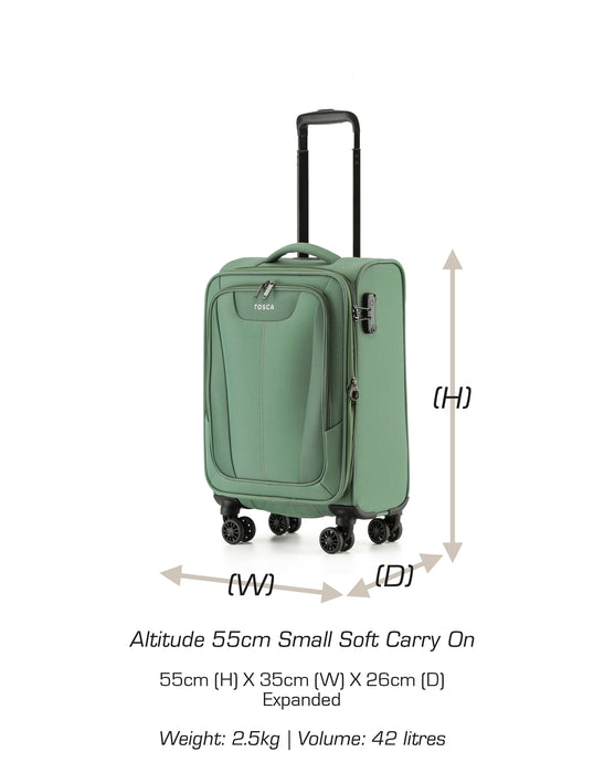 Altitude 55cm Small Soft Carry On - Ivy
