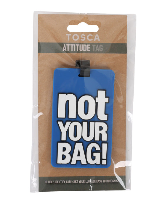 Attitude Luggage Tag - Not Your Bag! - Blue