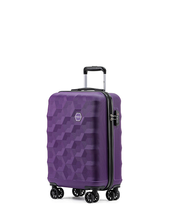 Bahamas Hard Case Luggage Set - Purple