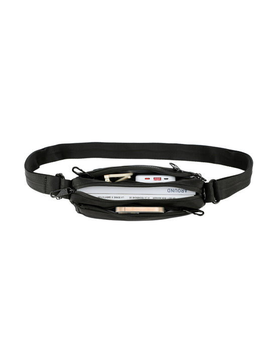 Anti-Theft Cross Body Shoulder Bag - Black
