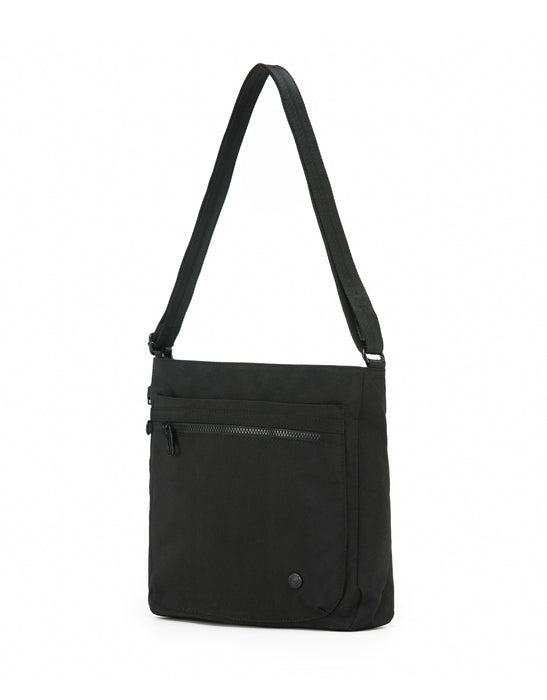 Anti-Theft Square Shoulder Bag - Black