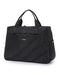 Harlow Black Stitch Tote Bag