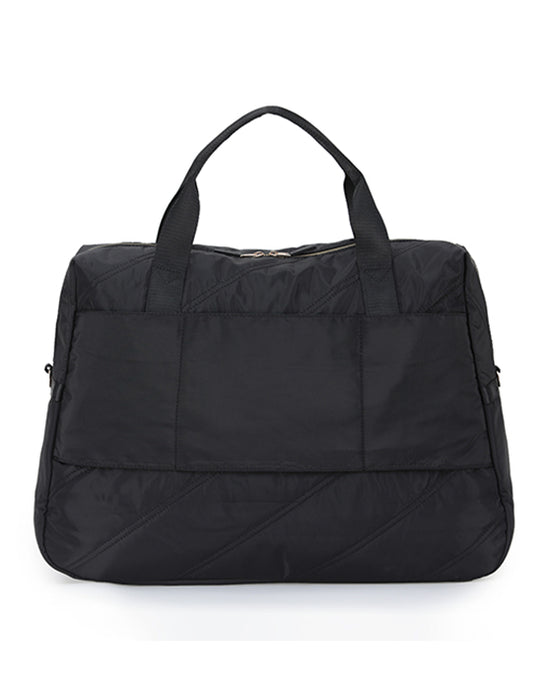 Harlow Black Stitch Tote Bag