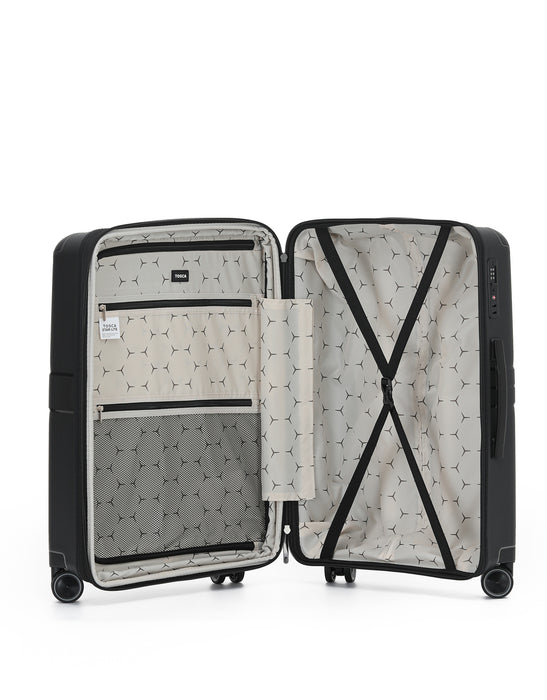 Star Lite 64cm Medium Hard Suitcase - Black