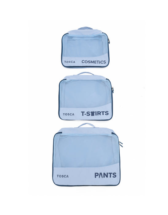 Packing Organiser - Blue Set of 6