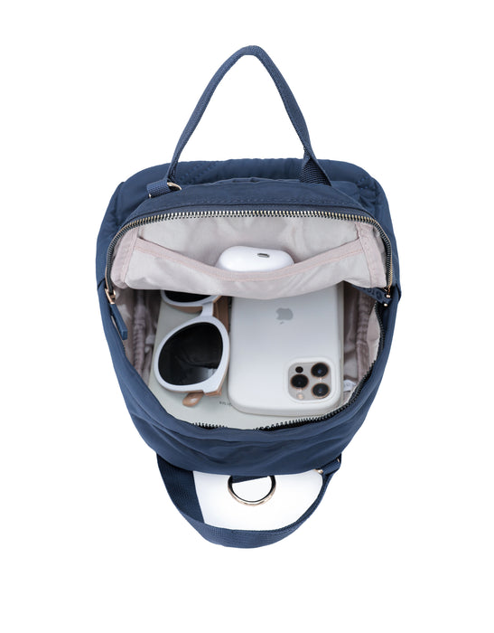 Harlow Mini Utility Bag - Navy Stitch