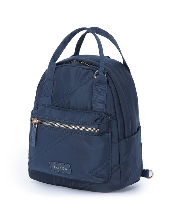 Harlow Mini Utility Bag - Navy Stitch