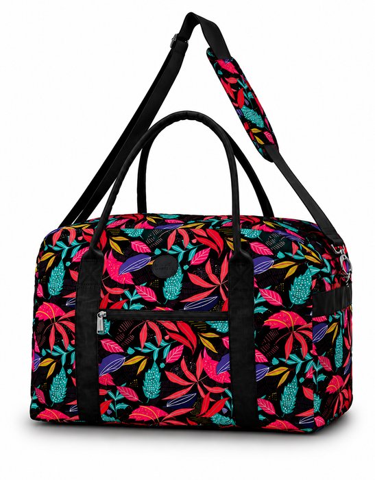 Fashion 50cm Medium Tote Bag - Black Tropical