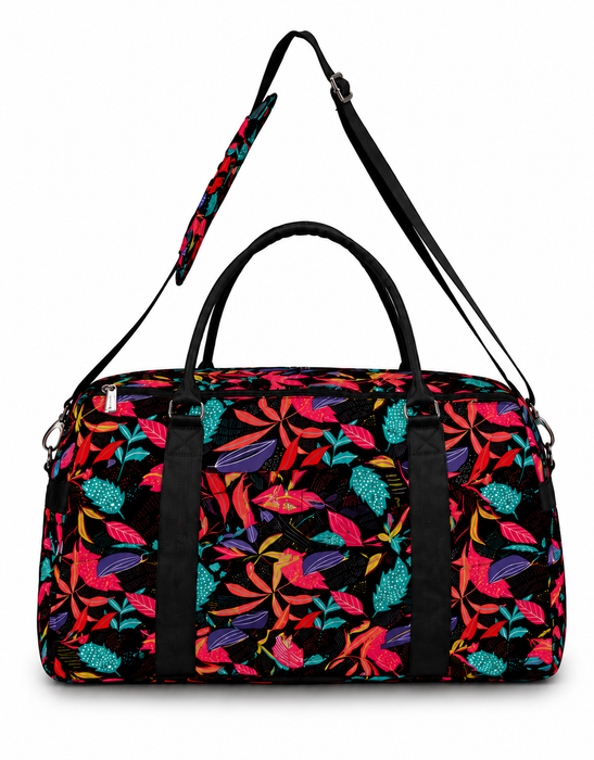 Fashion 50cm Medium Tote Bag - Black Tropical