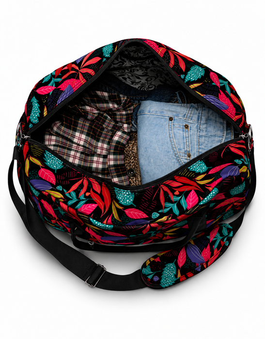 Fashion 50cm Medium Tote Bag - Black Tropical