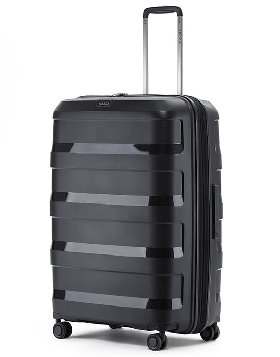 Comet 78cm Large Black Hard Trolley Case