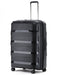 Comet 78cm Large Black Hard Trolley Case